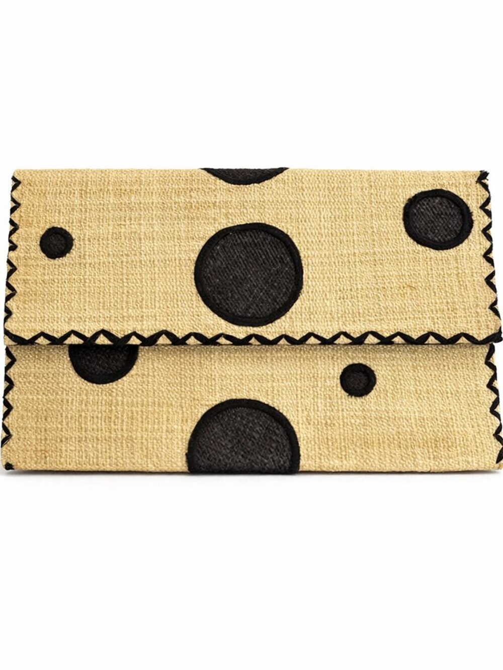 Shebobo Raffia Clutch Bag–Handmade in Madagascar – EUC Natural Woven Straw Purse